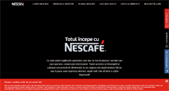 Desktop Screenshot of nescafe.ro