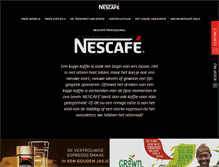 Tablet Screenshot of nescafe.nl
